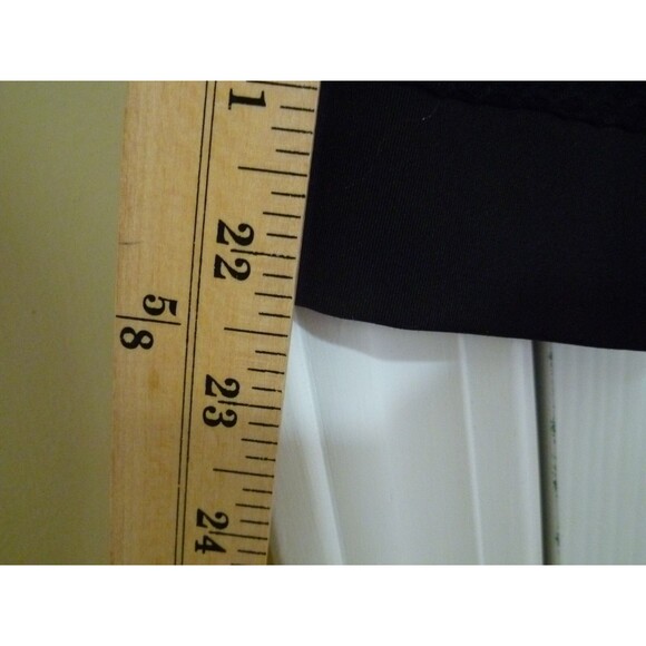 Michael Kors Women's Blouse P/L Black Netted Acsents Pullover Long Sleeved - Picture 4 of 5